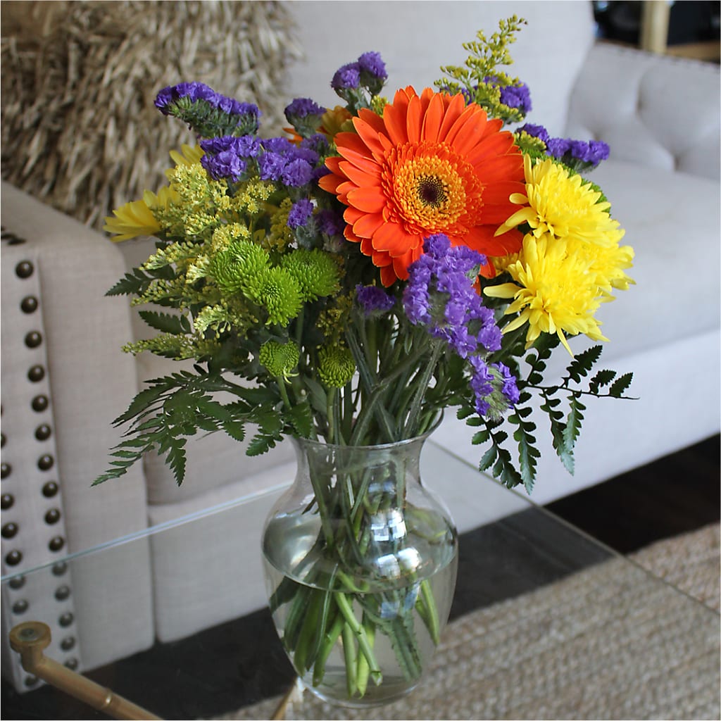 Marmalade Skies Bouquet – Babes Floral Design Llc, Old Fort NC