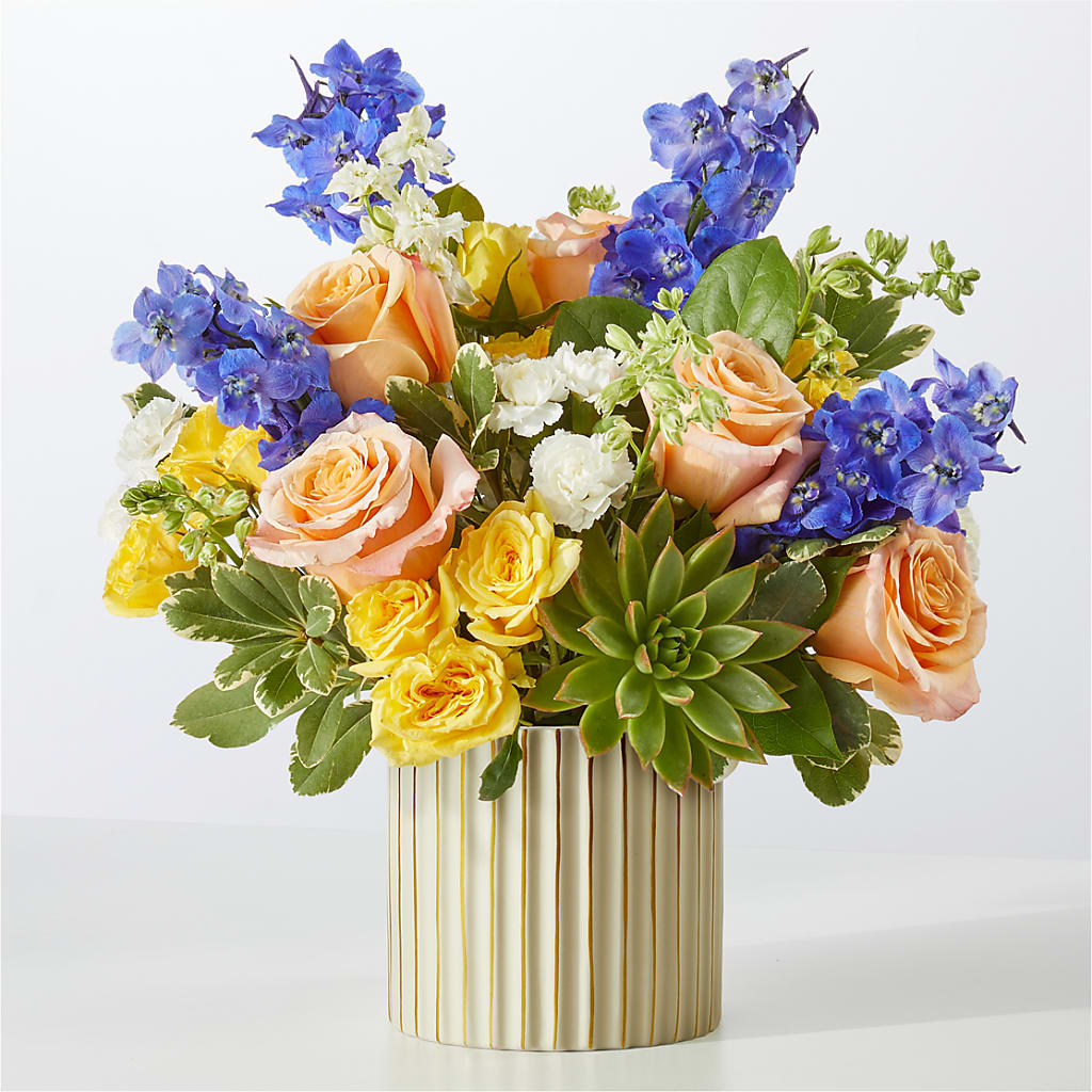 Cobalt Reverie Bouquet – Babes Floral Design Llc, Old Fort NC