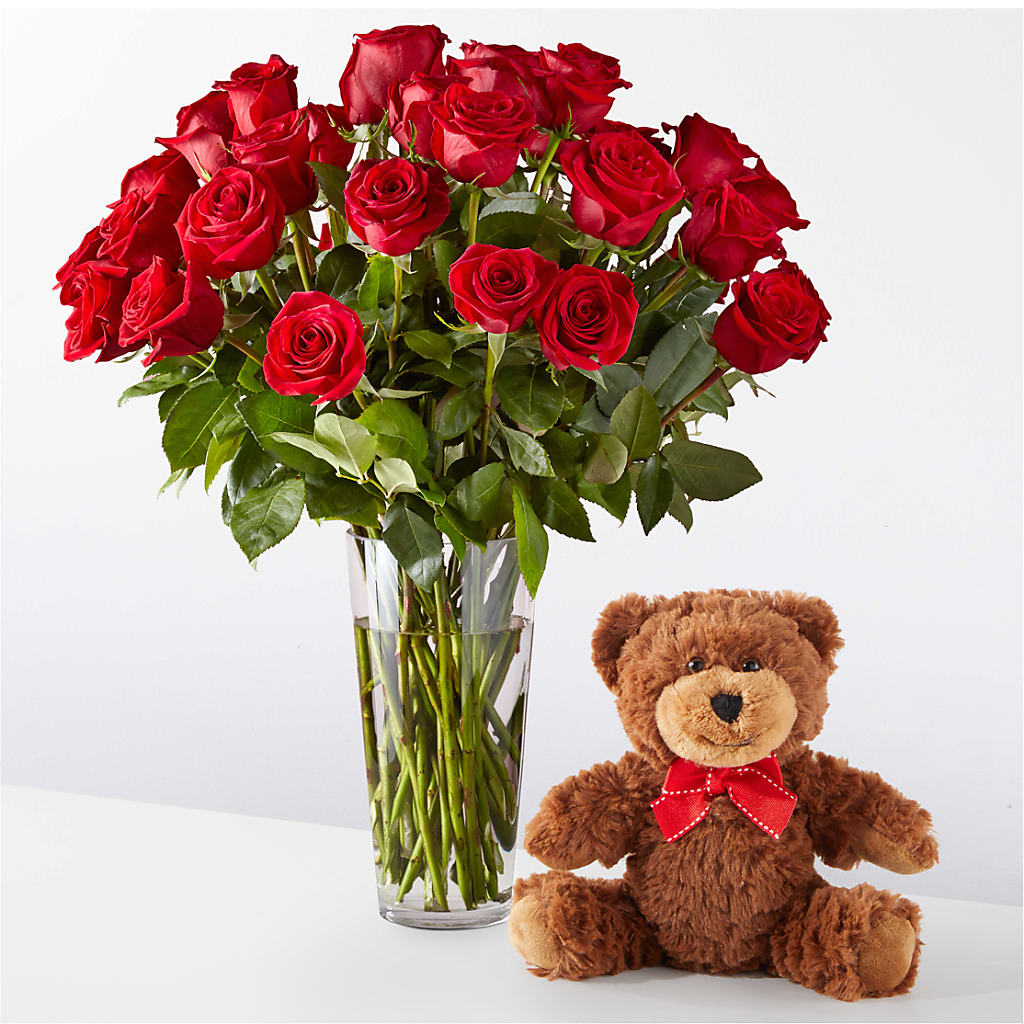 Romantic Long Stem Red Rose Bouquet Bundles – Babes Floral Design Llc, Old Fort NC