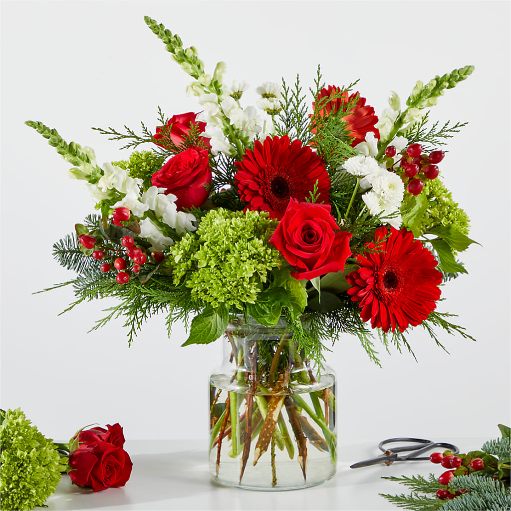 Merry Moment Bouquet – A Florist Original – Babes Floral Design Llc, Old Fort NC