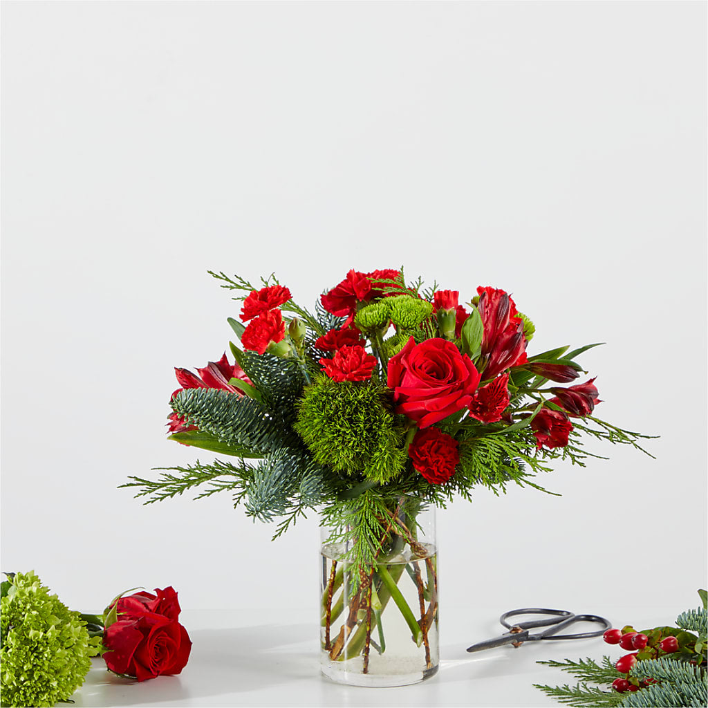 Merry Moment Bouquet – A Florist Original – Babes Floral Design Llc, Old Fort NC