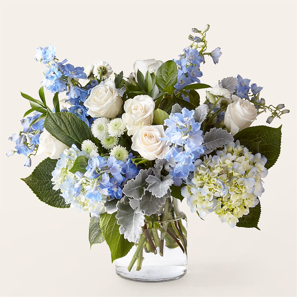 Clear Skies Bouquet – Babes Floral Design Llc, Old Fort NC