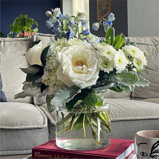 Clear Skies Bouquet – Babes Floral Design Llc, Old Fort NC