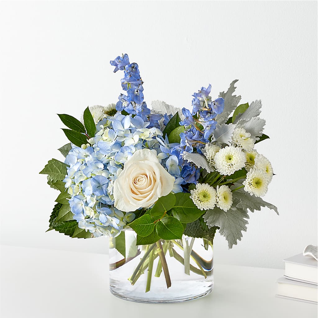 Clear Skies Bouquet – Babes Floral Design Llc, Old Fort NC