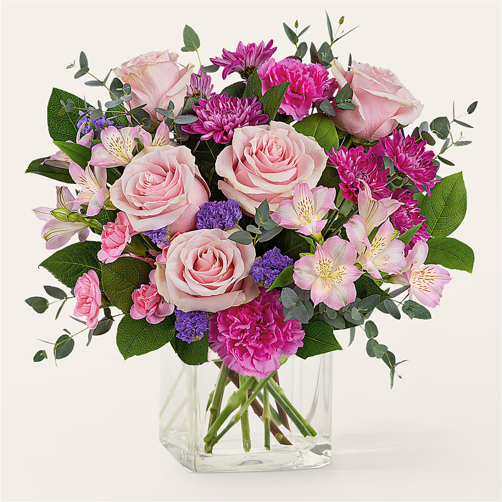 Rosy Radiance Bouquet – Babes Floral Design Llc, Old Fort NC