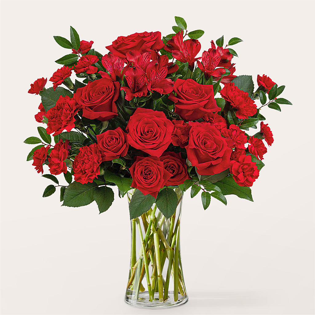 Brilliant Ruby Bouquet – Babes Floral Design Llc, Old Fort NC