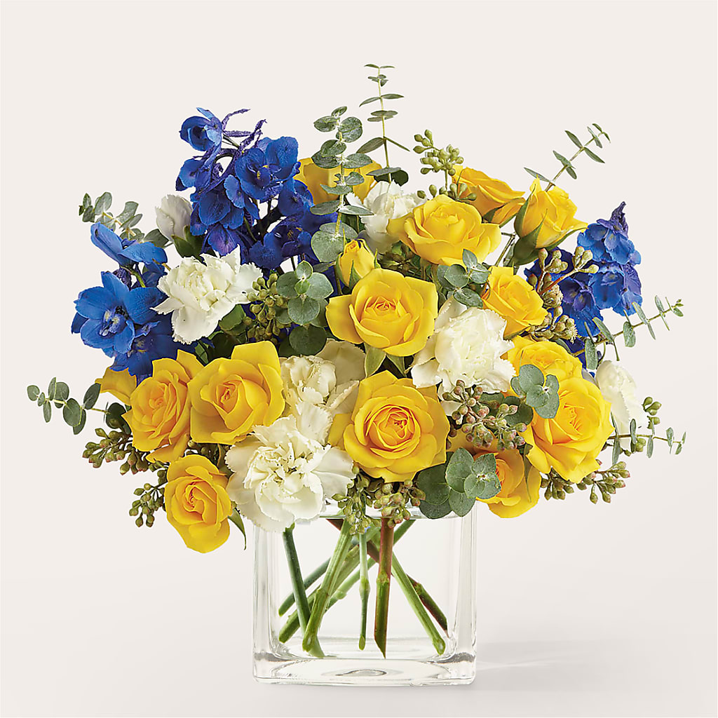 Sparkling Citrine Bouquet – Babes Floral Design Llc, Old Fort NC