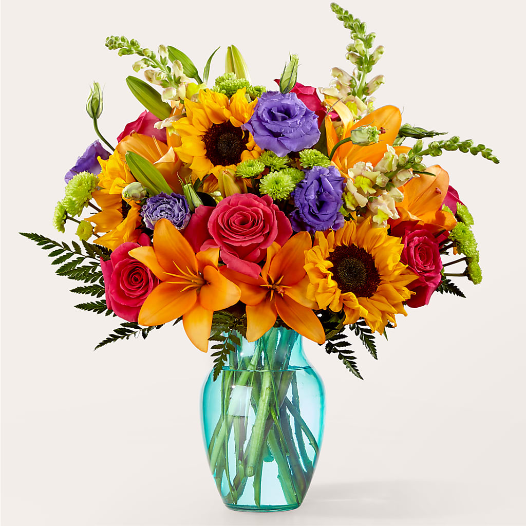 Double Rainbow Bouquet – Babes Floral Design Llc, Old Fort NC