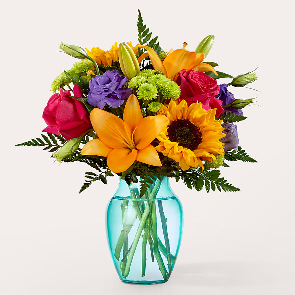 Double Rainbow Bouquet – Babes Floral Design Llc, Old Fort NC