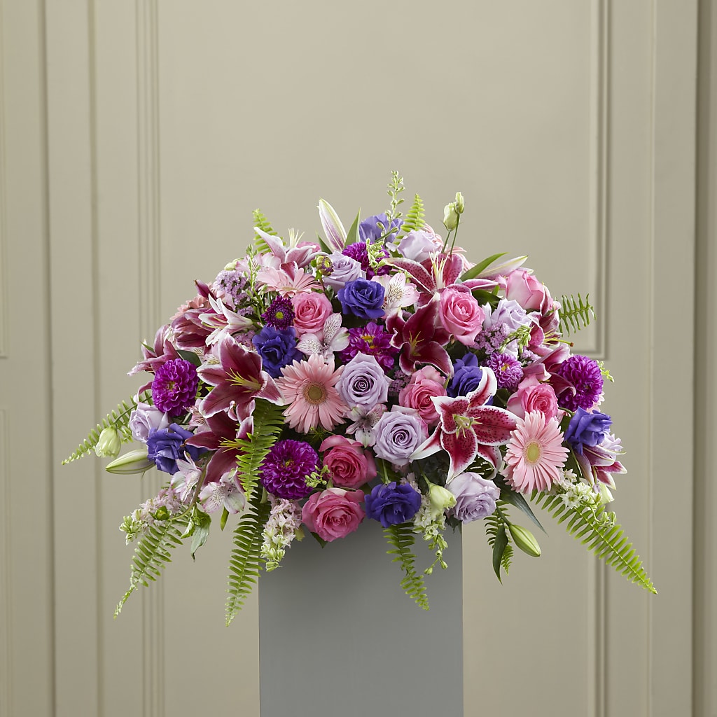 Fare Thee Well Pedestal – Babes Floral Design Llc, Old Fort NC