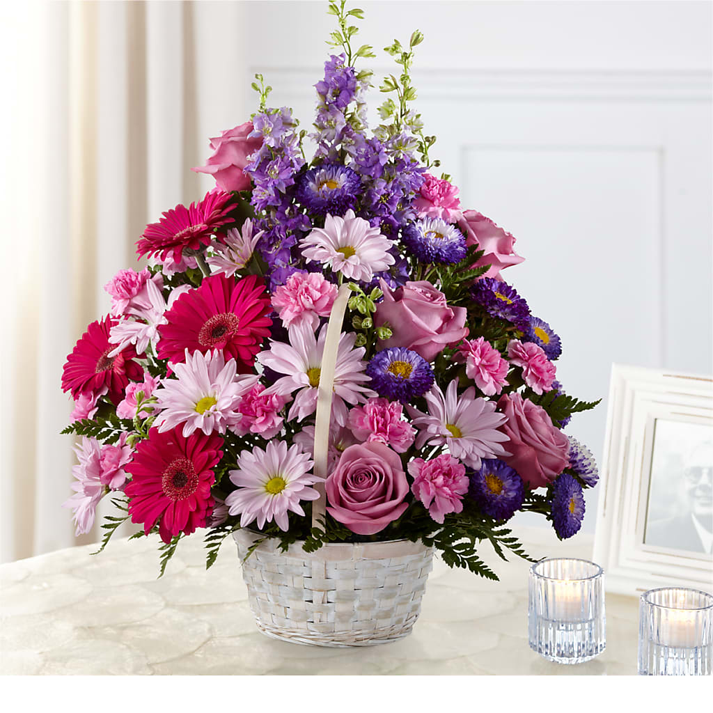 Pastel Peace Basket – Babes Floral Design Llc, Old Fort NC
