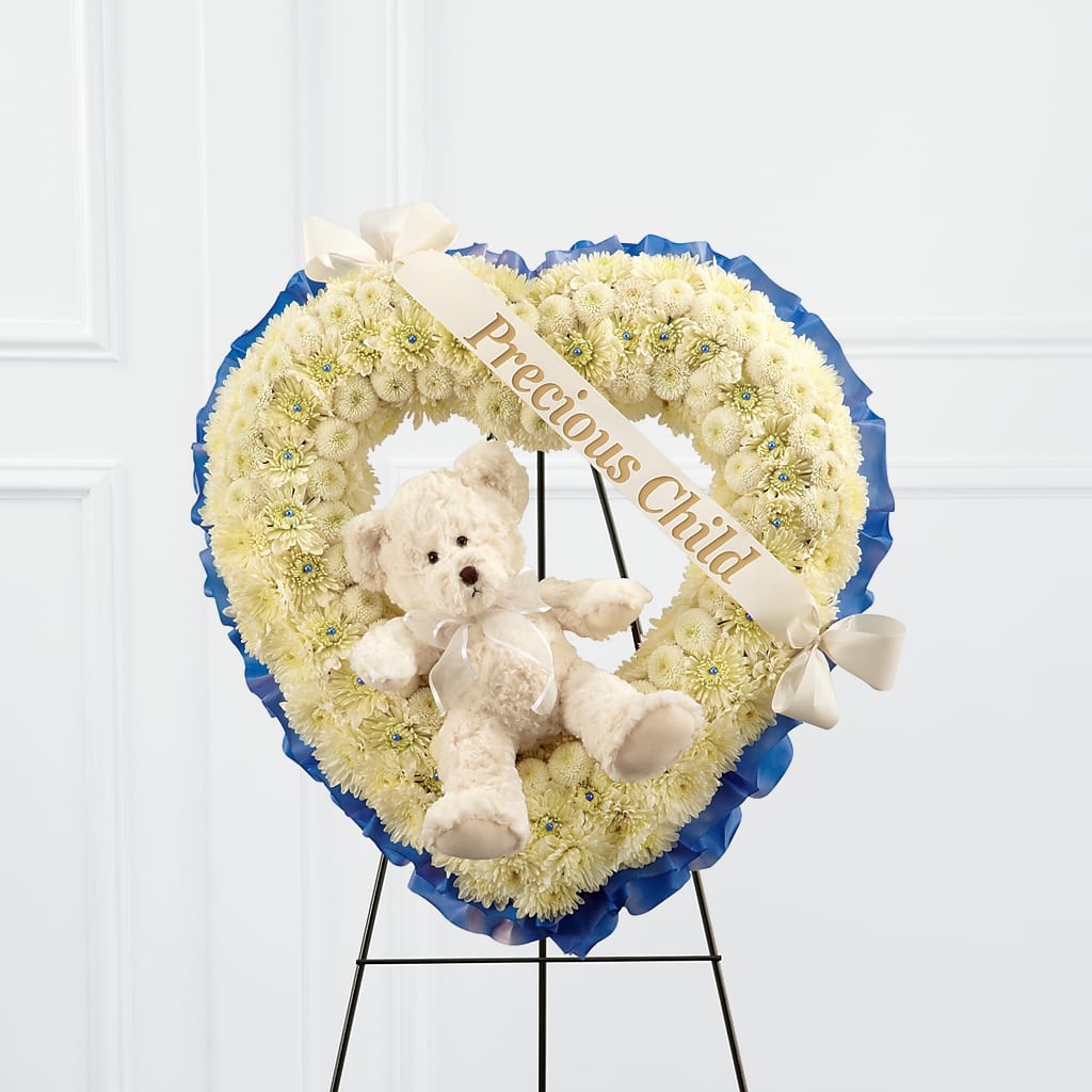 Precious Child Standing Heart – Babes Floral Design Llc, Old Fort NC