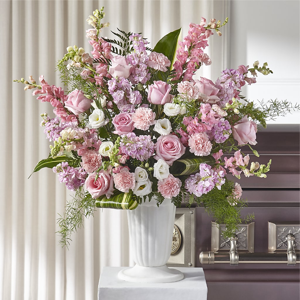 Divine Comfort Arrangement – Babes Floral Design Llc, Old Fort NC