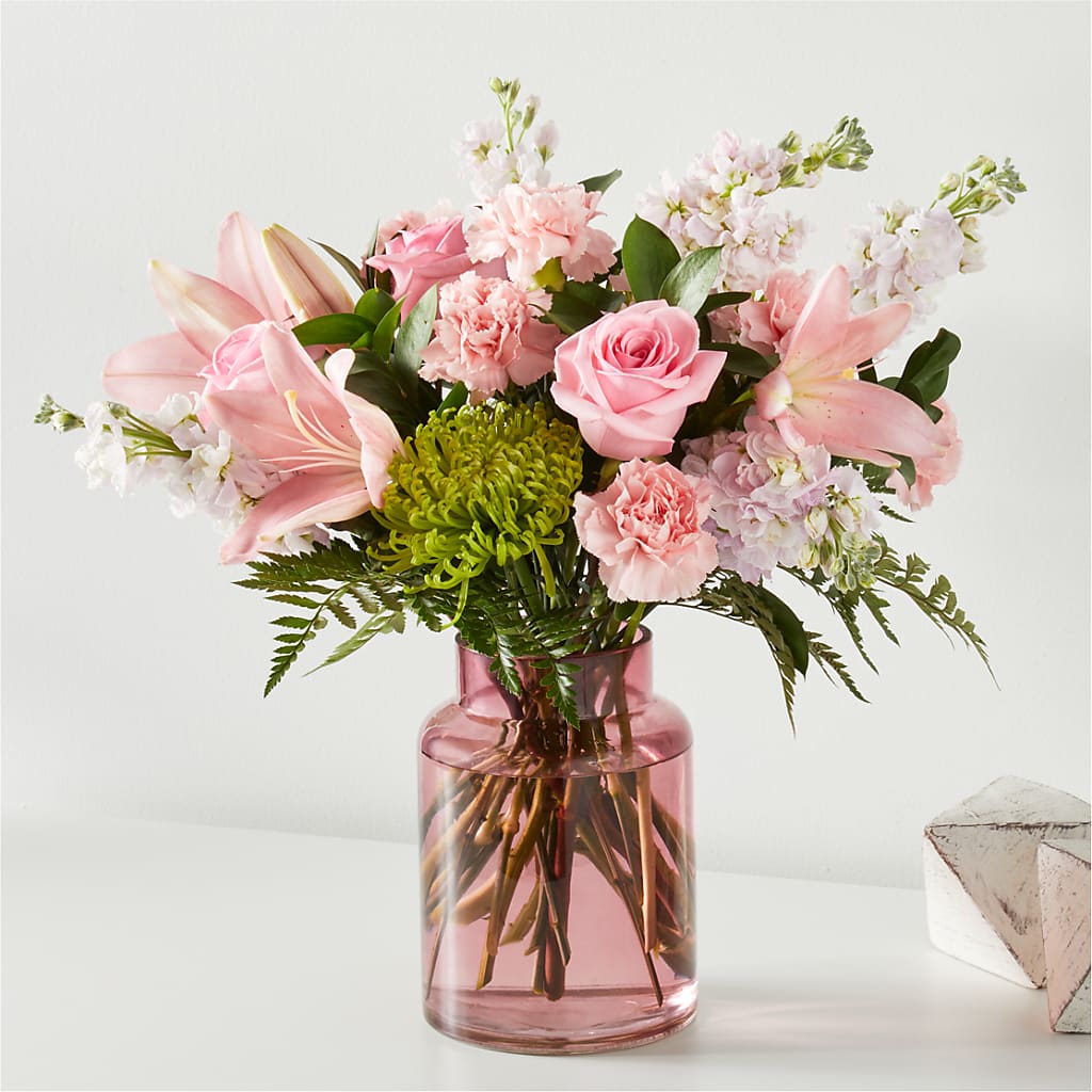 Pretty in Pink Bouquet – Babes Floral Design Llc, Old Fort NC