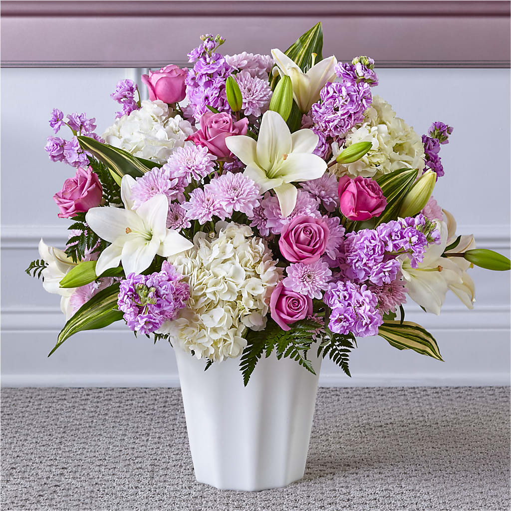 Heaven Sent Floor Basket – Babes Floral Design Llc, Old Fort NC