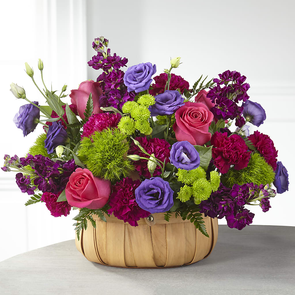 Serene Sanctuary Basket – Babes Floral Design Llc, Old Fort NC