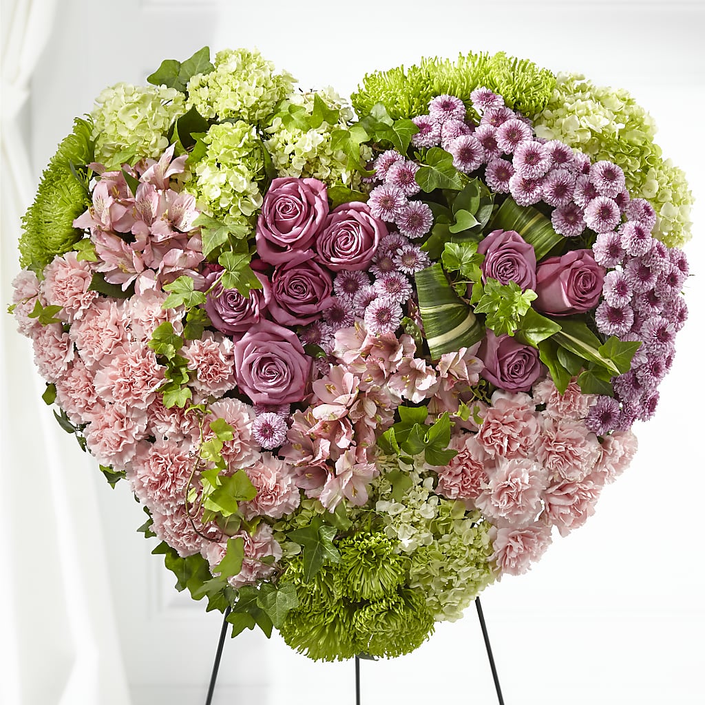 Heartwarming Standing Heart – Babes Floral Design Llc, Old Fort NC