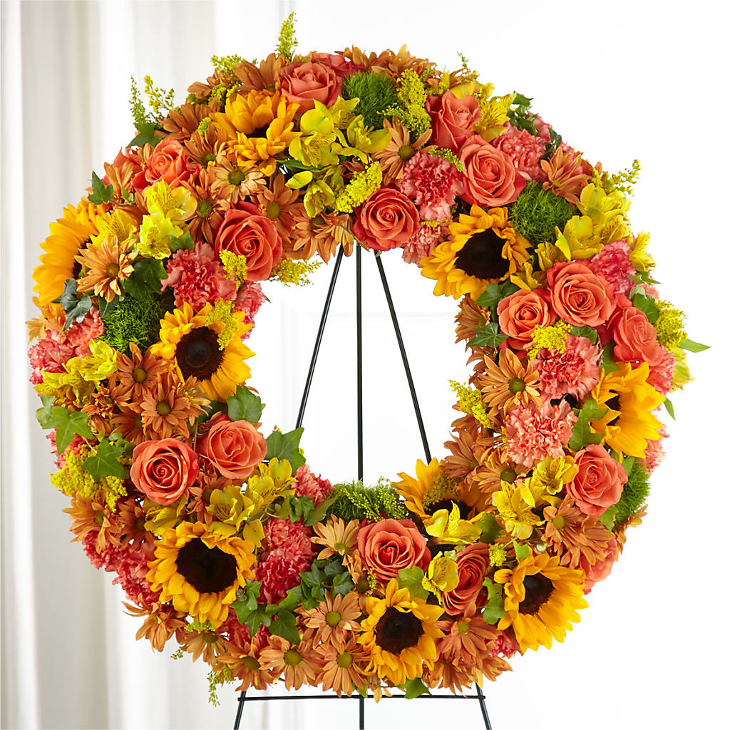 Autumnal Memories Wreath (Standard) – Babes Floral Design Llc, Old Fort NC