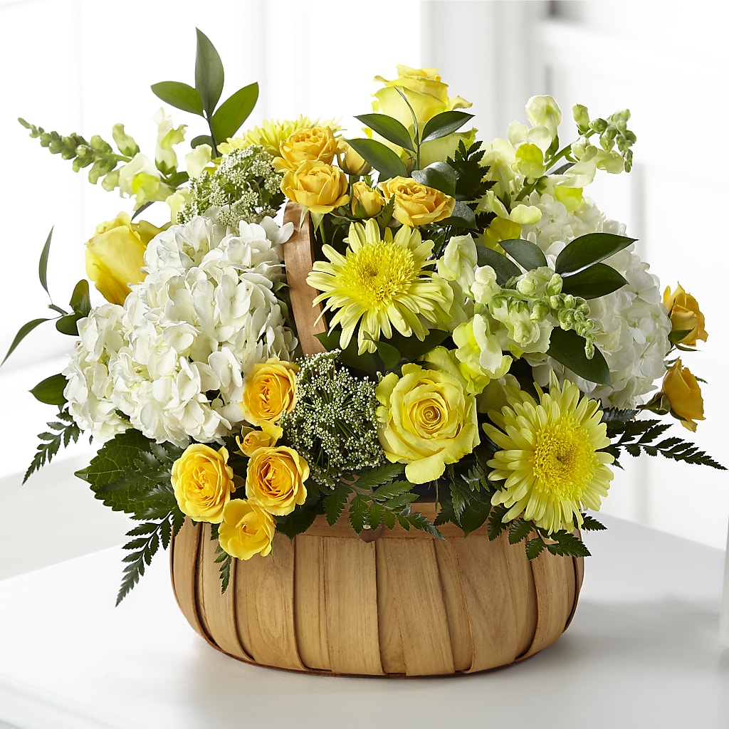 Rustic Remembrance Basket – Babes Floral Design Llc, Old Fort NC