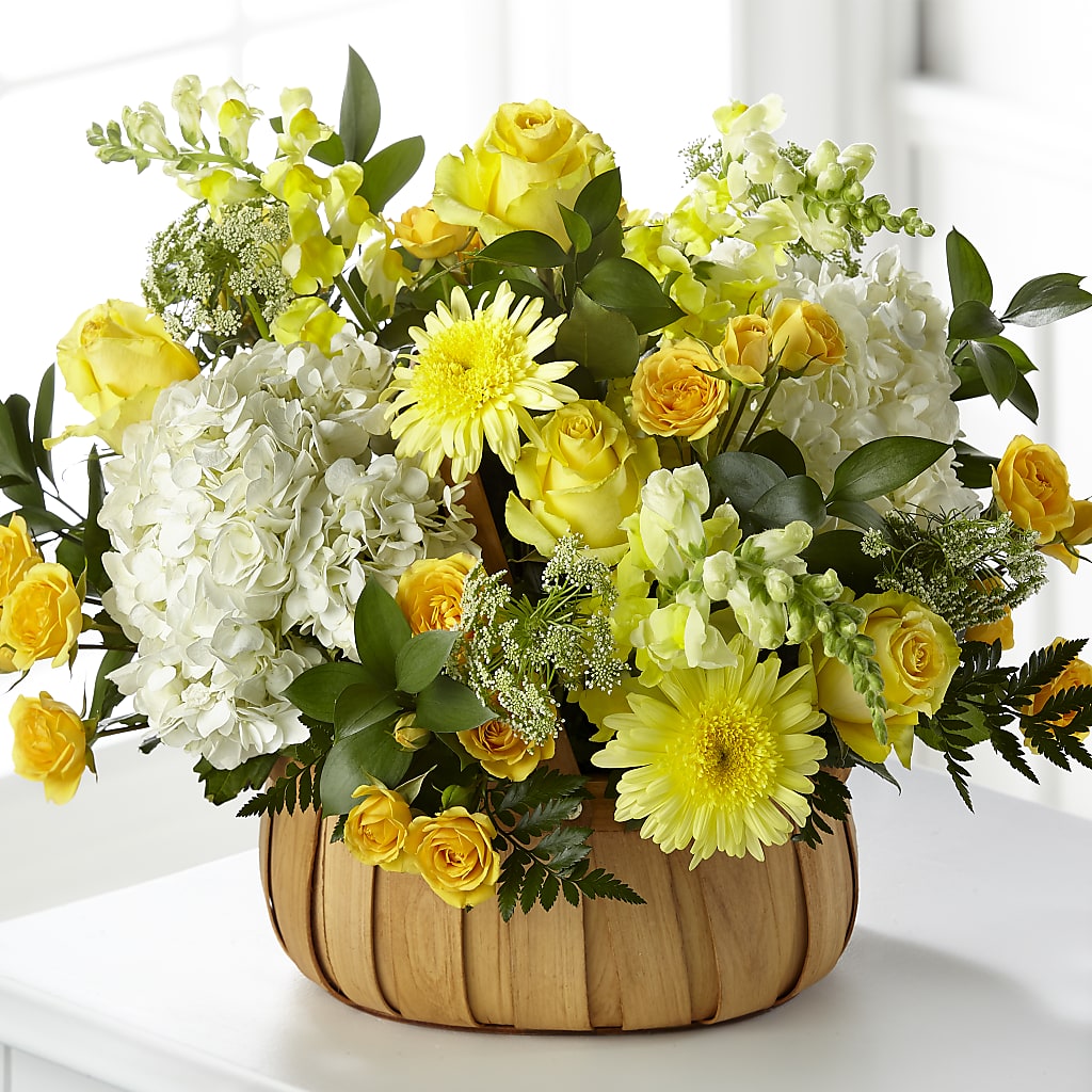 Rustic Remembrance Basket – Babes Floral Design Llc, Old Fort NC