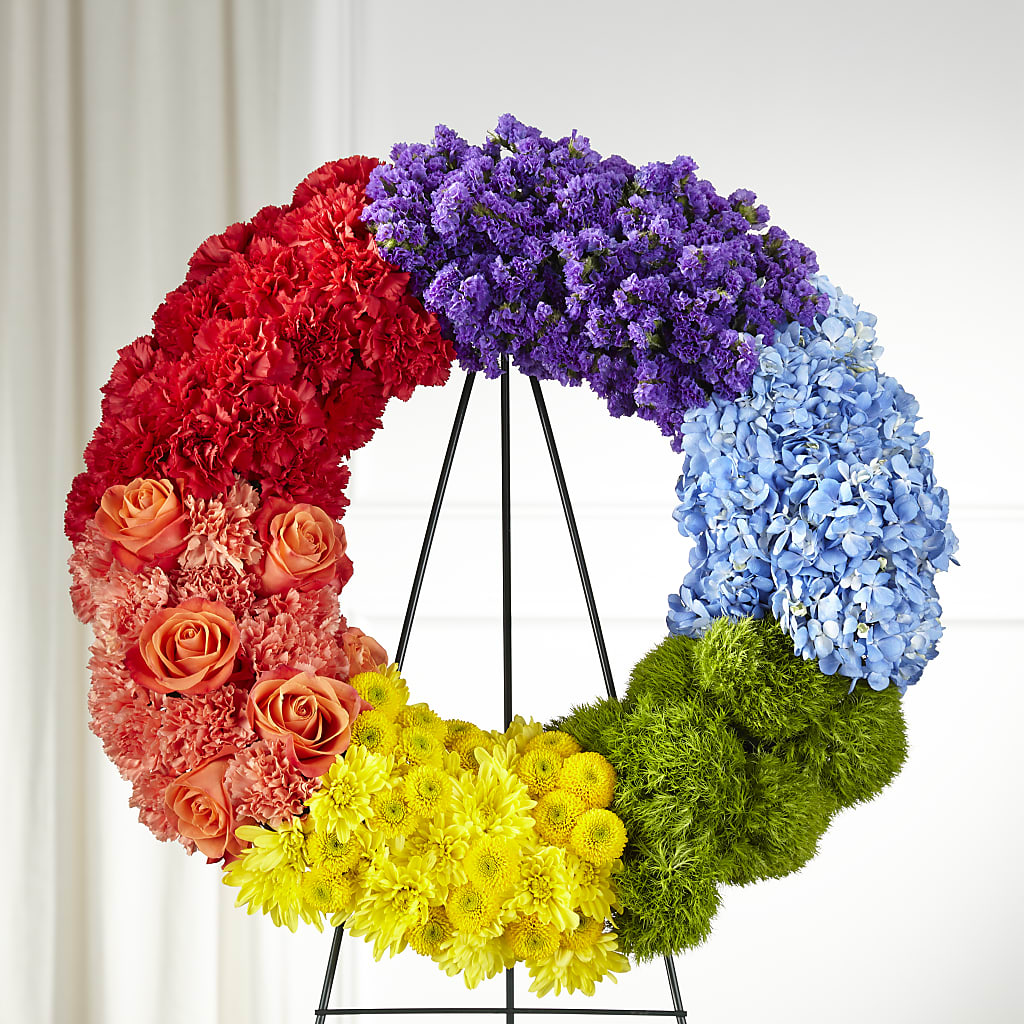 Circle of Love Wreath – Babes Floral Design Llc, Old Fort NC