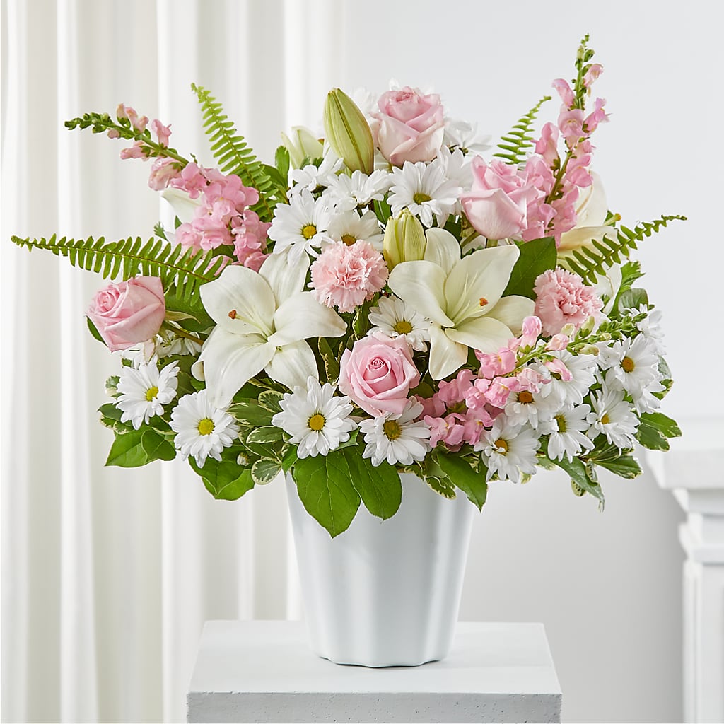 Soft Touch Tabletop Basket – Babes Floral Design Llc, Old Fort NC