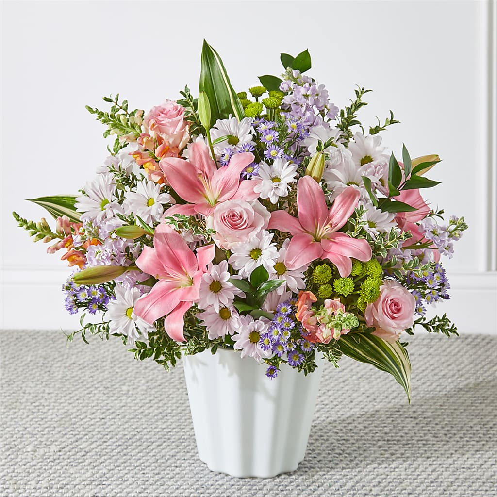 Abundant Compassion Floor Basket – Babes Floral Design Llc, Old Fort NC