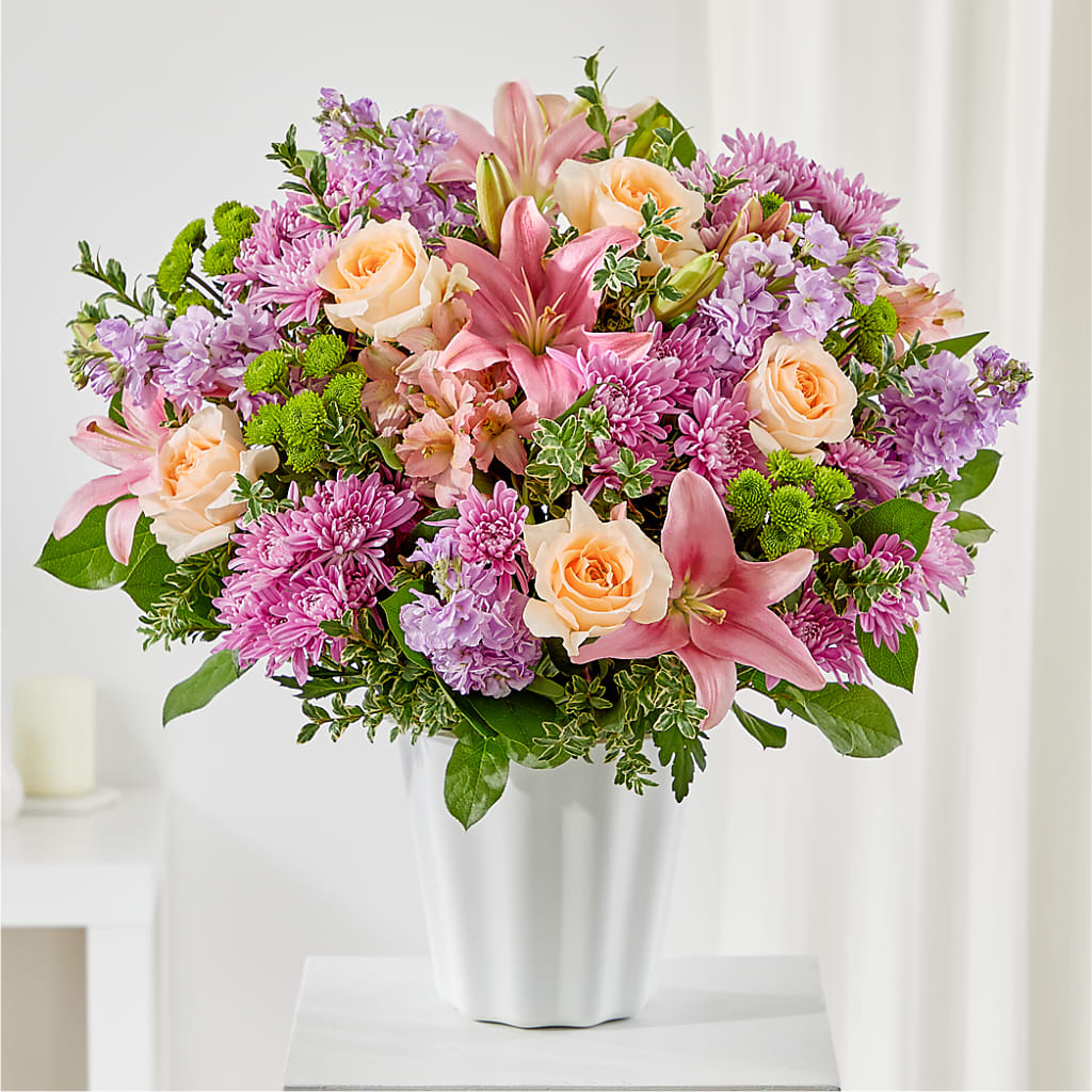 Supportive Embrace Tabletop Basket – Babes Floral Design Llc, Old Fort NC