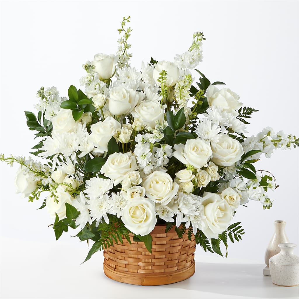 Heartfelt Condolences Arrangement – Babes Floral Design Llc, Old Fort NC