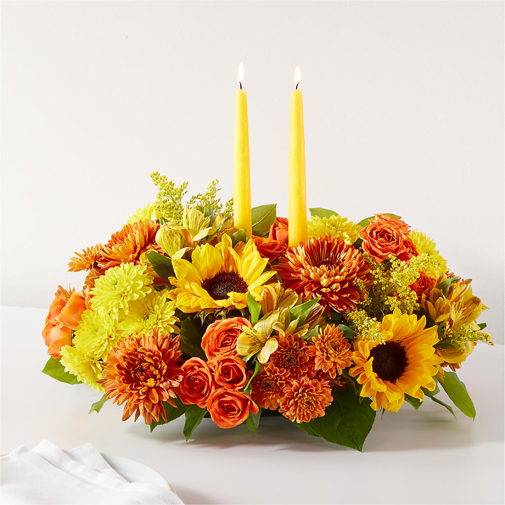 Autumn Harmony Centerpiece – Babes Floral Design Llc, Old Fort NC