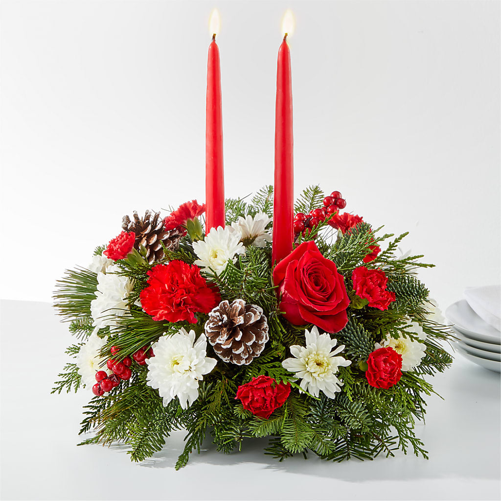 Holiday Soiree Centerpiece – Babes Floral Design Llc, Old Fort NC