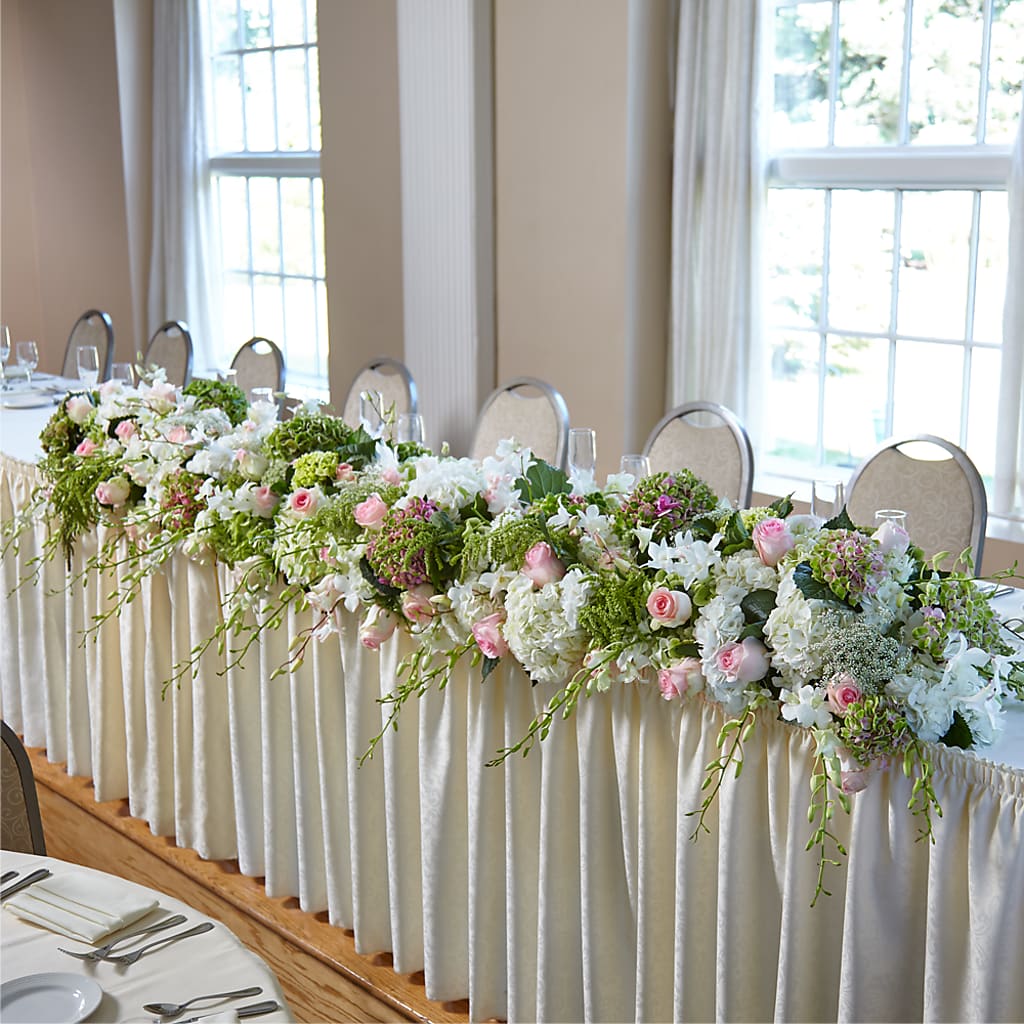 State of Joy Head Table Arrangement – Babes Floral Design Llc, Old Fort NC