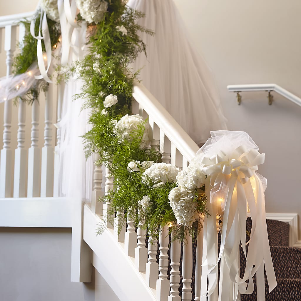 Champagne Dreams Garland – Babes Floral Design Llc, Old Fort NC