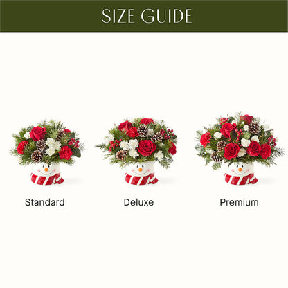 Jolly Snowman Bouquet –  Babes Floral Design Llc, Old Fort NC
