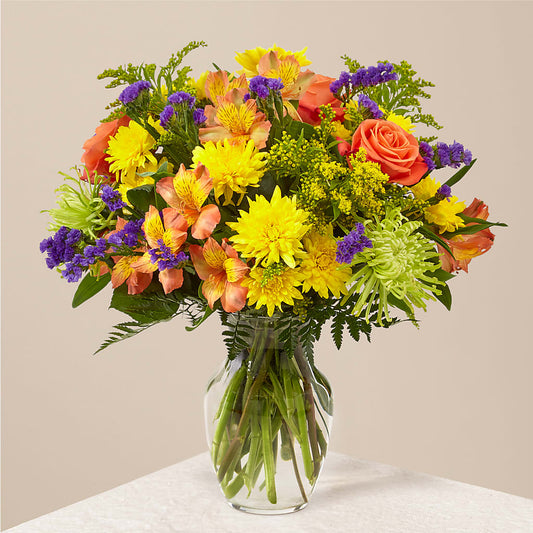 Marmalade Skies Bouquet –  Babes Floral Design Llc, Old Fort NC