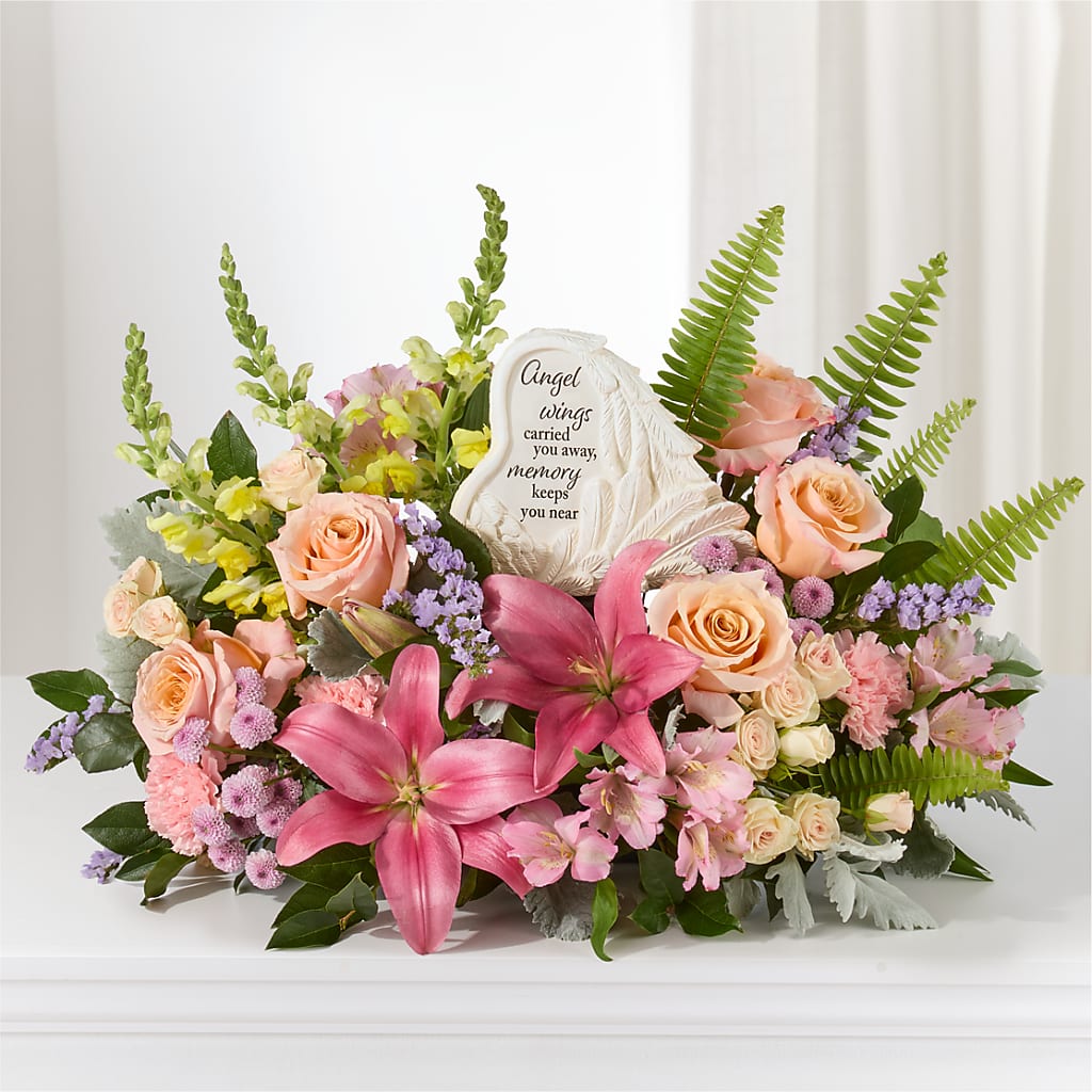 Gentle Light Arrangement –  Babes Floral Design Llc, Old Fort NC
