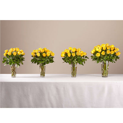 Long Stem Yellow Rose Bouquet –  Babes Floral Design Llc, Old Fort NC