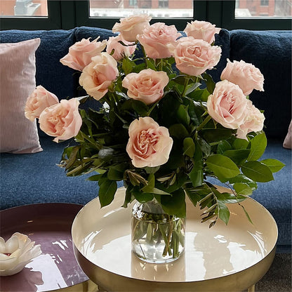 Long Stem Pink Rose Bouquet –  Babes Floral Design Llc, Old Fort NC
