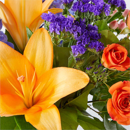Radiant Citrus Bouquet –  Babes Floral Design Llc, Old Fort NC