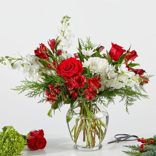 Merry Moment Bouquet – A Florist Original –  Babes Floral Design Llc, Old Fort NC