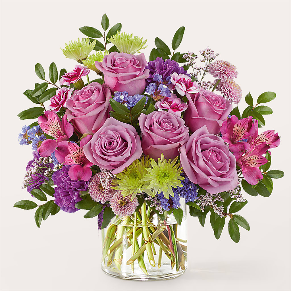 Glass Half Full Bouquet –  Babes Floral Design Llc, Old Fort NC