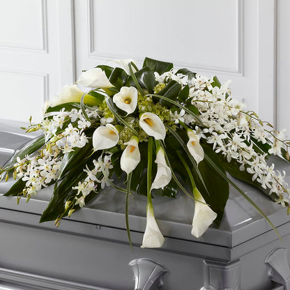 Angel Wings Casket Spray –  Babes Floral Design Llc, Old Fort NC