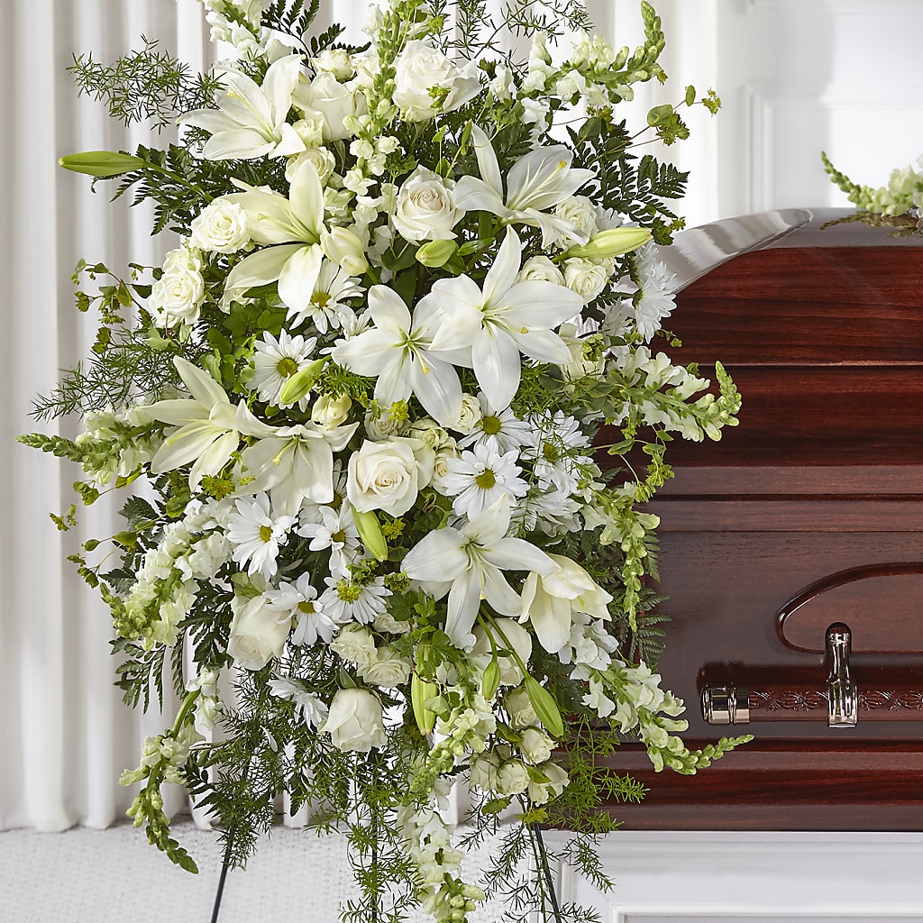 Loving Thoughts Standing Spray –  Babes Floral Design Llc, Old Fort NC