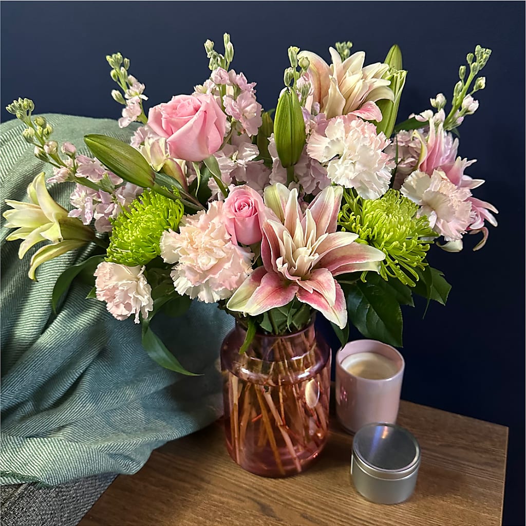 Pretty in Pink Bouquet –  Babes Floral Design Llc, Old Fort NC