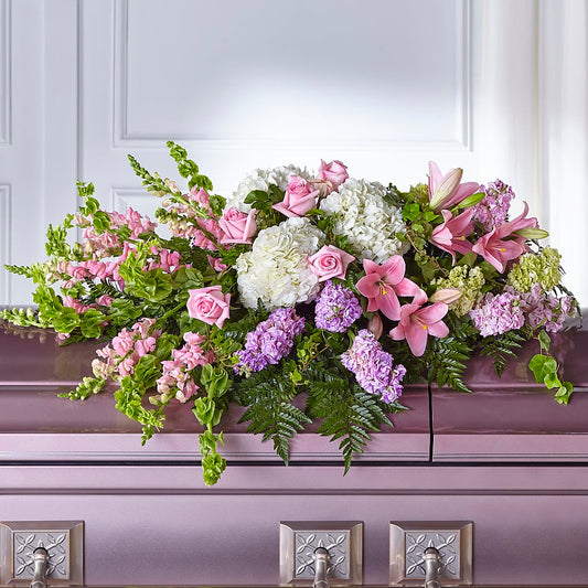 Life's Gratitude Casket Spray –  Babes Floral Design Llc, Old Fort NC