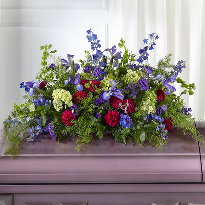 Always Treasured Casket Spray –  Babes Floral Design Llc, Old Fort NC