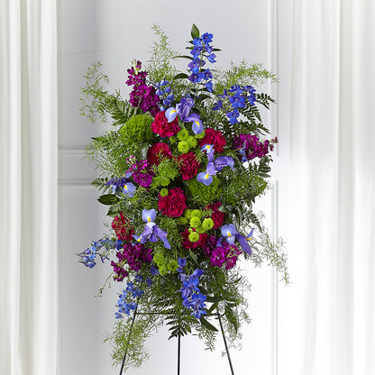 Heavenly Skies Standing Spray –  Babes Floral Design Llc, Old Fort NC