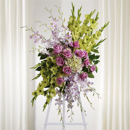 Lasting Legacy Standing Spray –  Babes Floral Design Llc, Old Fort NC