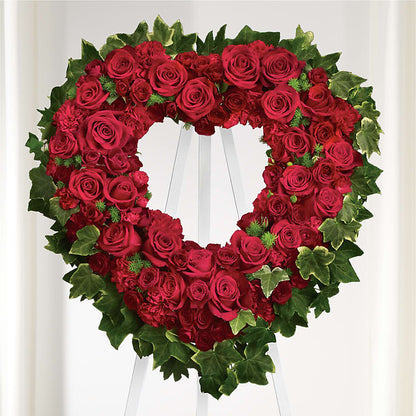 Wholehearted Standing Spray –  Babes Floral Design Llc, Old Fort NC