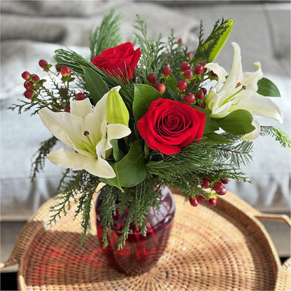 Evergreen Delight Bouquet –  Babes Floral Design Llc, Old Fort NC